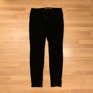 Joe’s Jeans black Chelsea ankle corduroy jeans 27